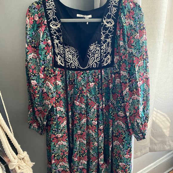 EUC Anthropologie Floreat Babydoll Dress - Picture 2 of 2